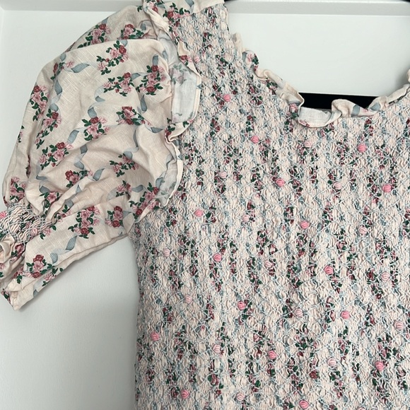 EUC Women’s LoveShackFancy x Dondolo Mini Dress - Picture 2 of 5